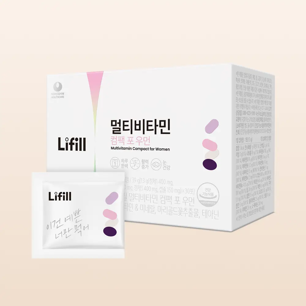 [NEW] 라이필 멀티비타민 컴팩 포 우먼 30포 (30일분)
